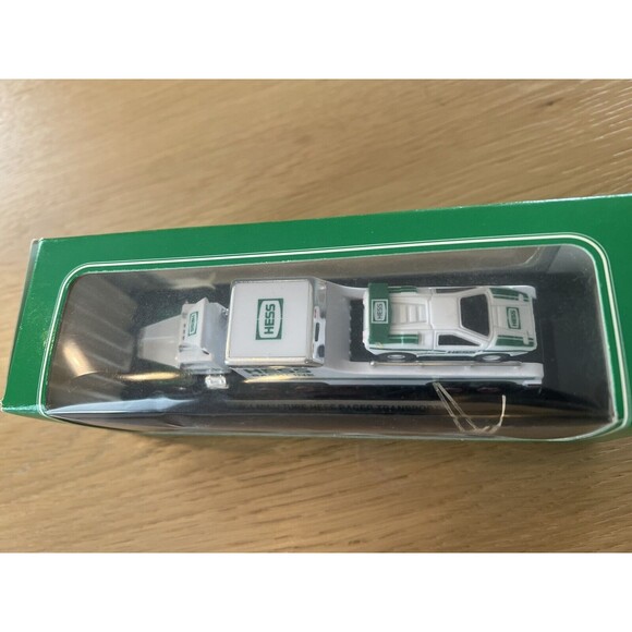 VTG Hess Toy Mini Truck 2001 Miniature Racer & Transport Collectible New In Box - Picture 3 of 4
